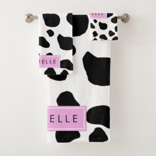 Impression De Vache, Spots De Vache, Noir Et Blanc
