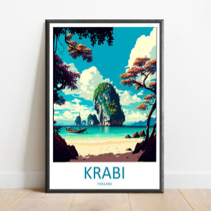 Impression de voyage à Krabi Thaïlande, Art mural