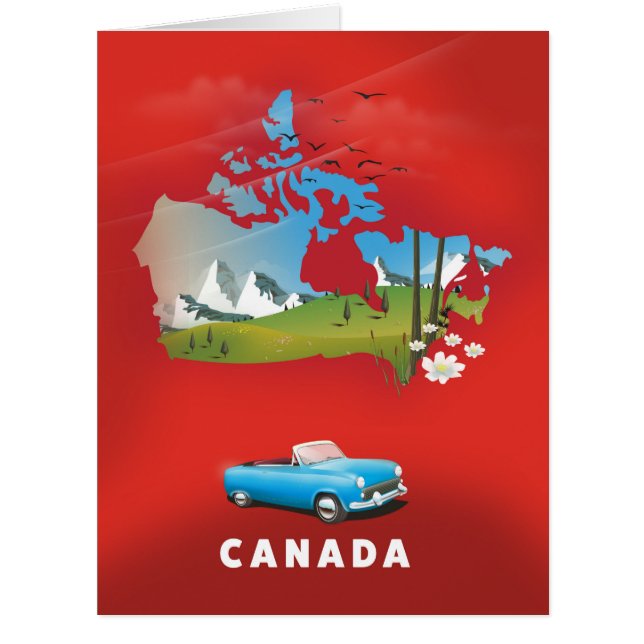 Impression de voyage illustrée du Canada. (Devant)