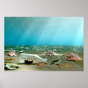 Impression d'épave d'expédition en bouteille