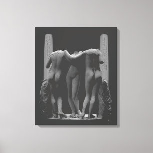 Impression des 3 Grâces sur toile tendue Art Romai