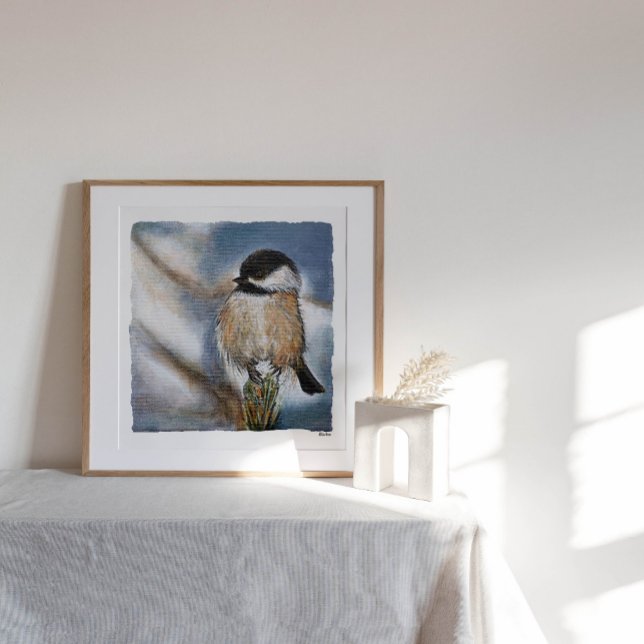 Impression des beaux-arts de Chickadee (Créateur téléchargé)