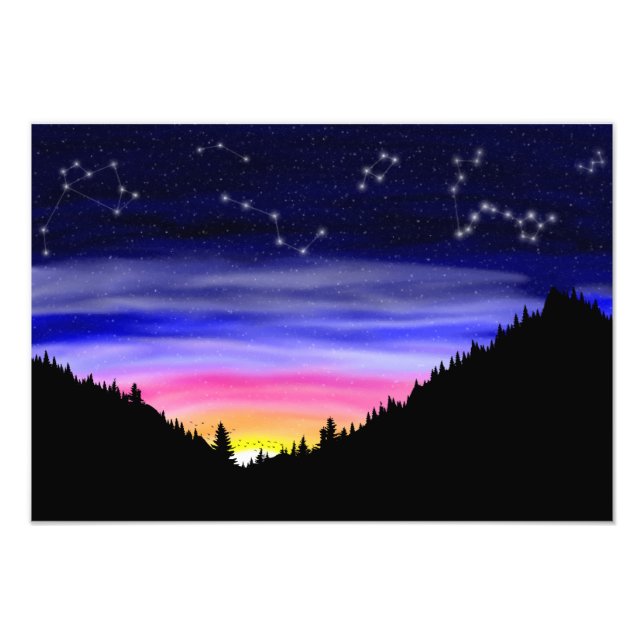 Impression Diamond Night Photo (Devant)