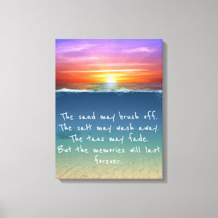 Impression du canevas de citation de mémoire Sunse