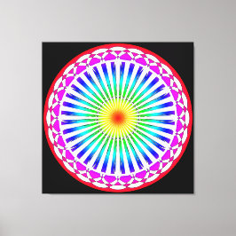 Impression du canevas de fleurs d'été