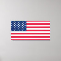 Impression du canevas du drapeau américain
