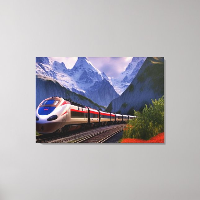 Impression du canevas du train (Recto)