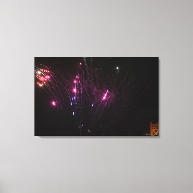 Impression du canevas Fireworks (Recto)