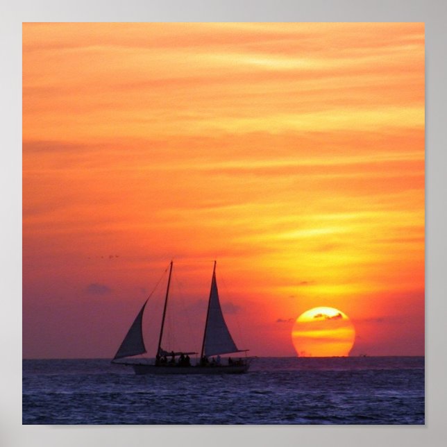 Impression du coucher du soleil (Devant)