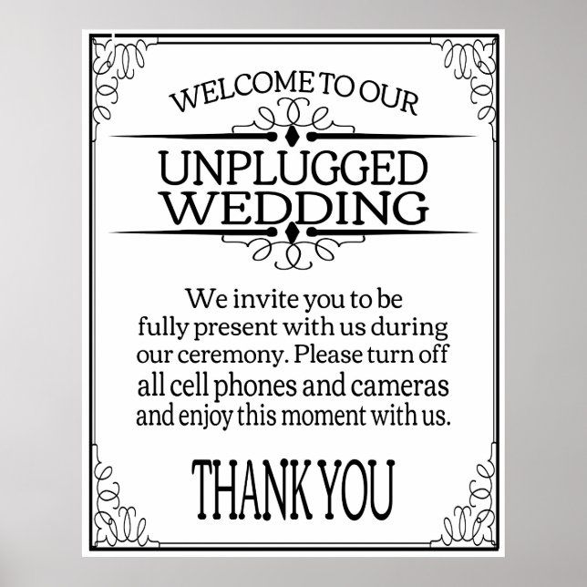 Impression du signe Mariage débranché (Devant)
