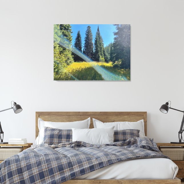 Impression d'une toile de forêt magique (Insitu(Chambre))
