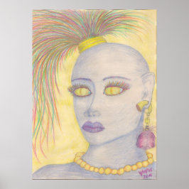 Impression en toile "bleue"