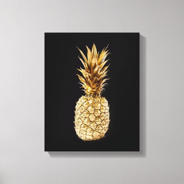 Impression en toile d'ananas or (Recto)
