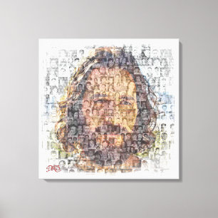 Impression en toile étirée de l'humanité