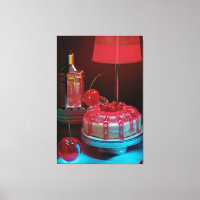 Impression en toile étirée rétro-futuriste