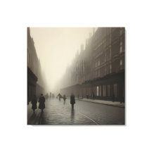 Impression en toile étirée - rue Victoria de Londr