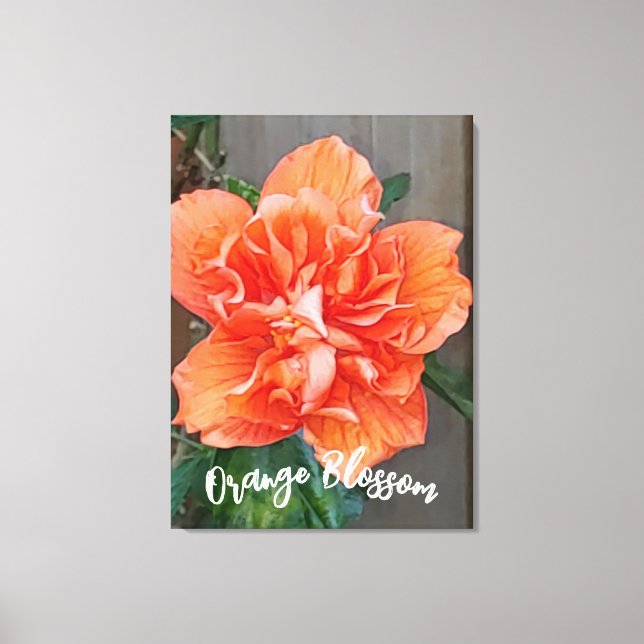 Impression en toile orange (Recto)