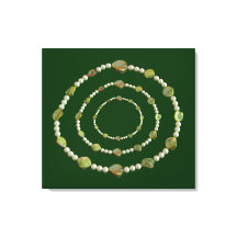 Impression en toile - Perles et pierres