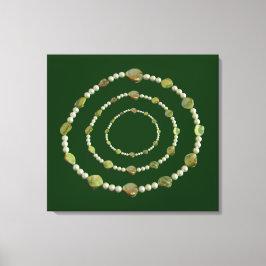 Impression en toile - Perles et pierres