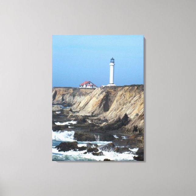 Impression en toile - Phare Point Arena (Recto)
