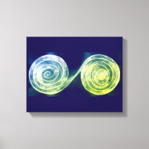 Impression en toile spirale