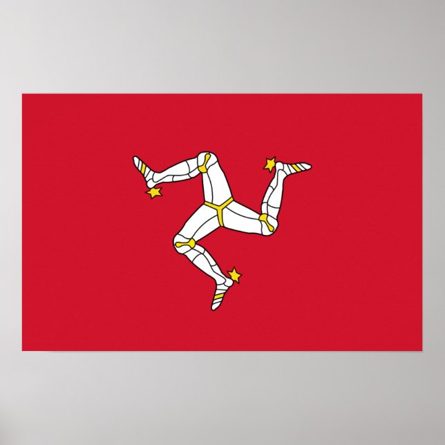 Impression encadrée avec Isle of Man, Royaume-Uni (Devant)