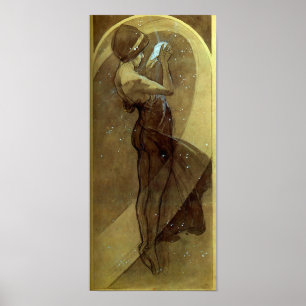 IMPRESSION ÉTOILE ALPHONSE MARIA MUCHA-NORTH