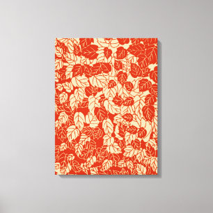 Impression feuille japonaise, Mandarin orange