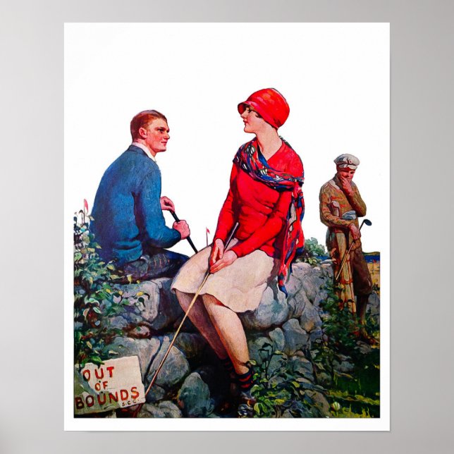 Impression Golf vintage 1929 (Devant)