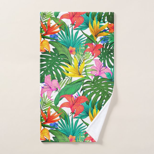 Impression hawaïenne (Serviette à main)