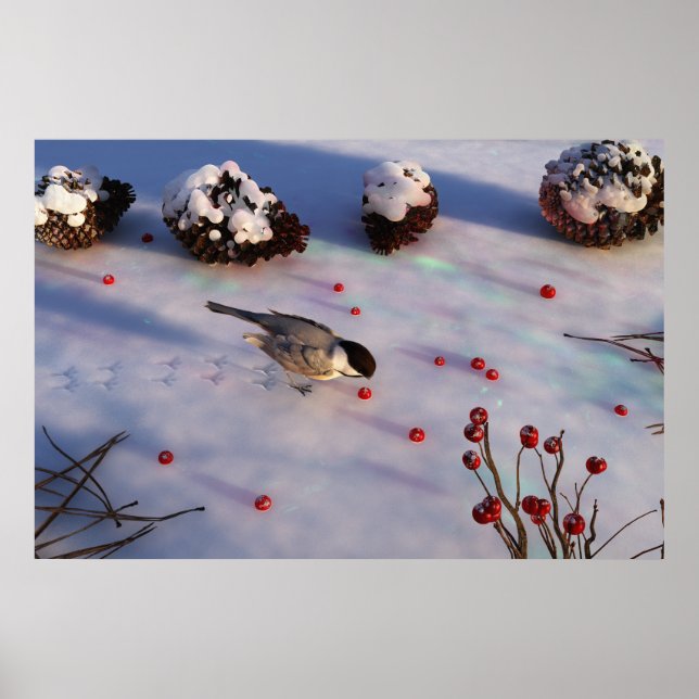 Impression hiver de poulet (Devant)