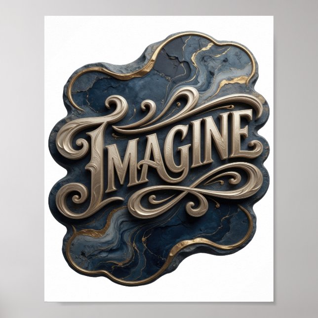 Impression Moderne Or IMAGINE (Devant)