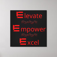 Impression Motiovationnelle sur toile étirée