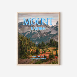 Impression murale tendance Mount Rainier