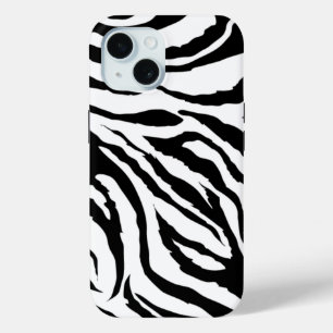 Impression noir et blanc Funky Zebra Coque de té