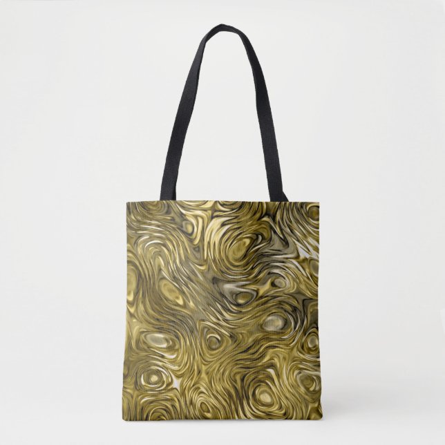 Impression "or" moulé sur tout le sac fourre-tout (Devant)