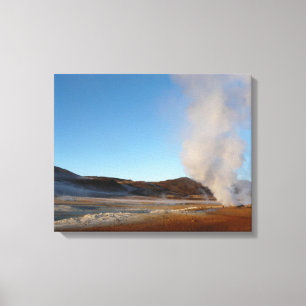 Impression paysage de toile d'Islande volcanique
