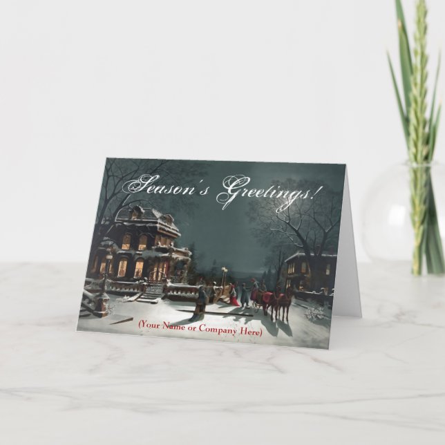 Impression personnalisée des cartes de Noël (Devant)