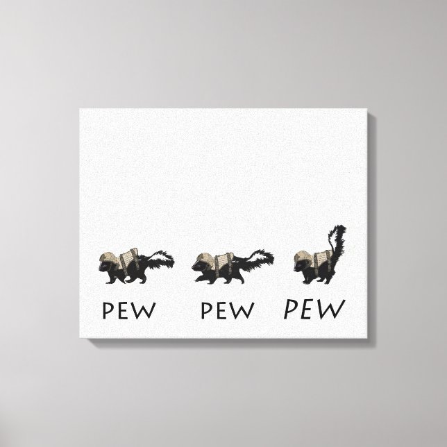 Impression "PEW PEW PEW" par Jaime Munt (Recto)