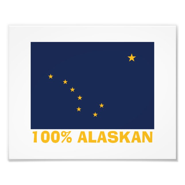 IMPRESSION PHOTO 100% ALASKAN (Devant)