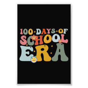 Impression Photo 100 Jours De L'Ère Scolaire Enseignant Super Enfan