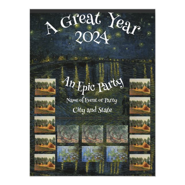 Impression Photo 2024 Réunion de l'école secondaire Anniversaire Va (Devant)