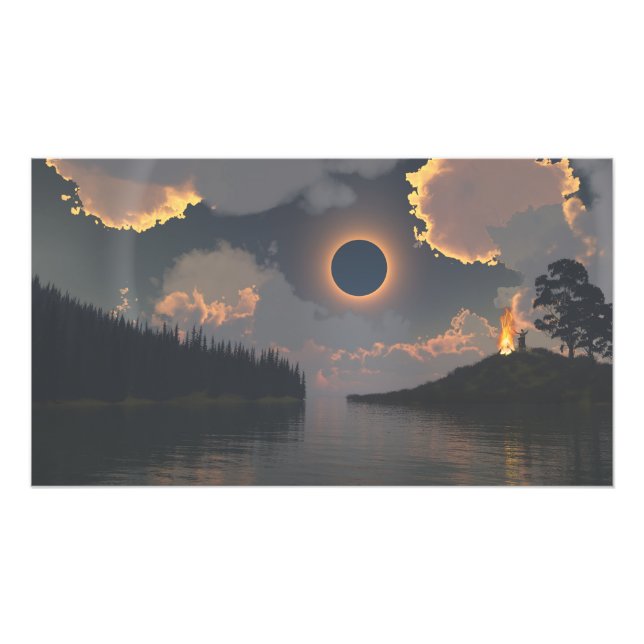 Impression Photo 30" x 24" paper poster: "Eclipse" image (Devant)