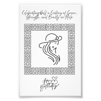 Impression Photo 50 ans de grâce et de beauté