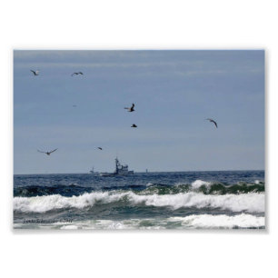 Impression Photo 5X7 Pêche dans le Pacifique