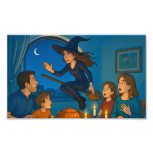 Impression Photo À Halloween, accueillez les sorcières !