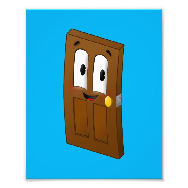 Impression photo à porte ouverte (Devant)