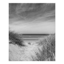 À travers les dunes jusqu'à la mer, Holkham Monoch