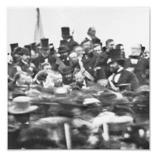 Impression Photo Abe Lincoln Gettysburg Adresse : Fin de la guerre  (Devant)