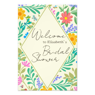 Impression Photo Abeille de miel, coccinelle, papillon, libellule &